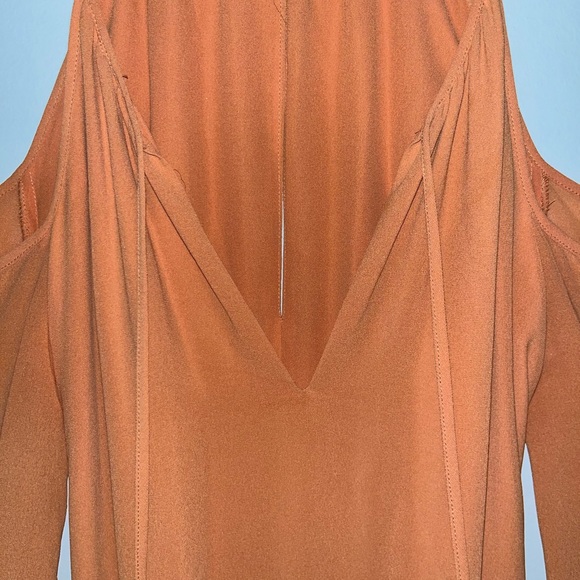 Forever 21 Orange Long Sleeve Dress - Picture 3 of 6